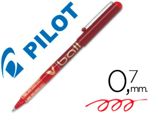 Marcador pilot roller v-ball vermelho 0.7 mm , Pilot , 39242 , 4902505134722
